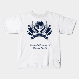 United Citizens of Planet Earth Kids T-Shirt